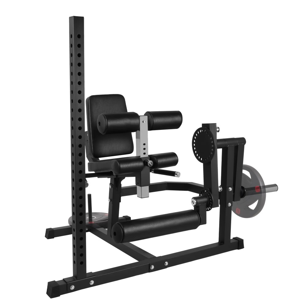 Signature Fitness Seated Leg Extension Machine,  Black Iron Construction,  Lower Body Strength Training Equipment for Home Gym