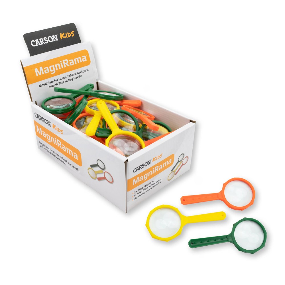 Carson MagniRama 50mm 3x Magnifying Glasses - Pack of 50 - Image 3