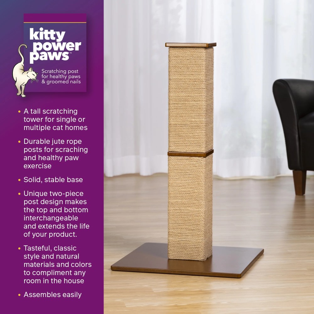 Prevue Pet Products PP-7114 Gemini Tall Square Scratching Post - Image 3