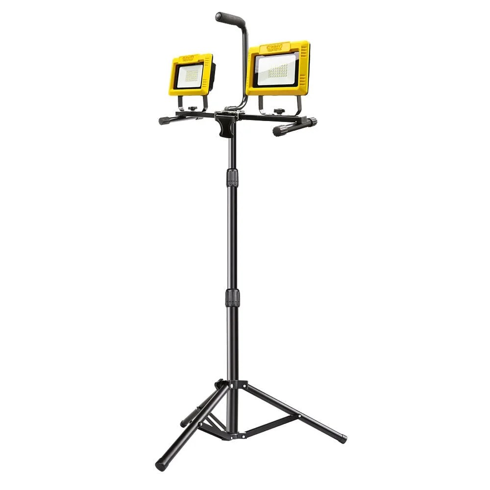 Feit Electric Pro Series LED 120 Watt Tripod Mounted Portable Work Light Brightness 12, 000 Lumens