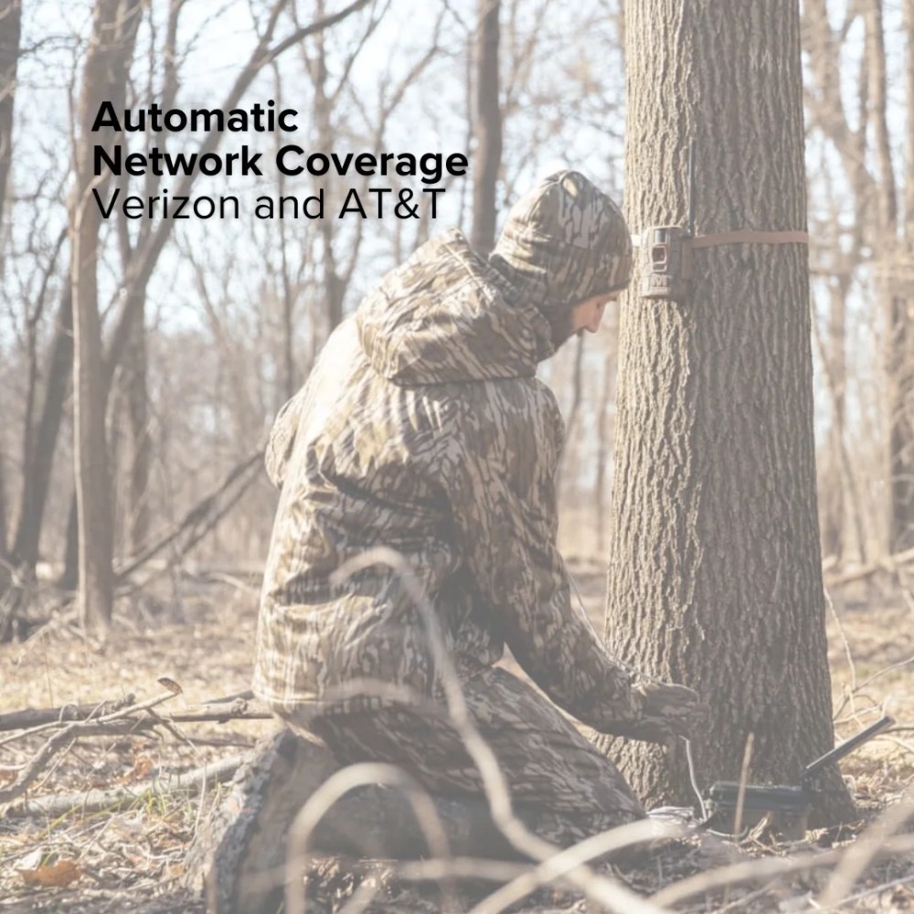 Muddy Mitigator Cellular 24MP Imaging Trail Camera with 80 Feet Detection and Flash Range Bundle with Solar Power Panel, 32GB Memory Card, and USB 2.0 Card Reader (4 Items) - Image 2