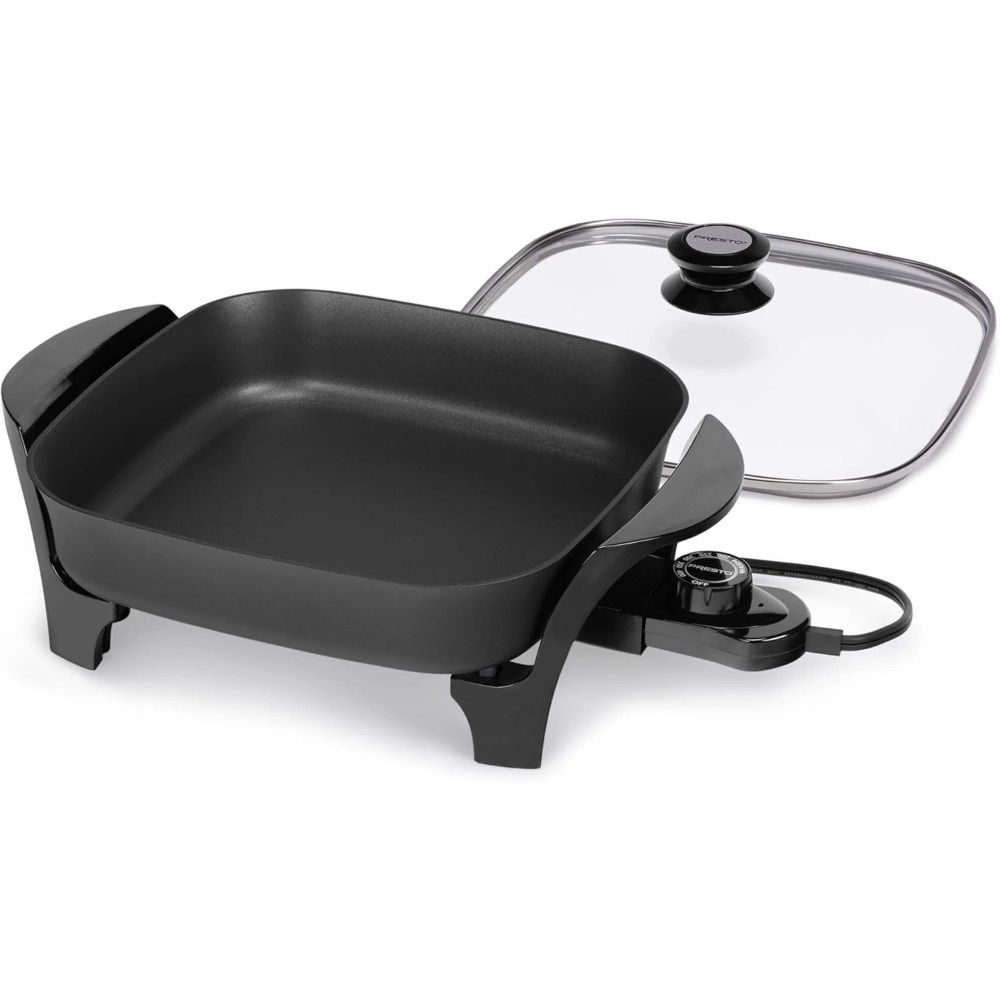Presto 11" Electric Skillet with Glass Cover