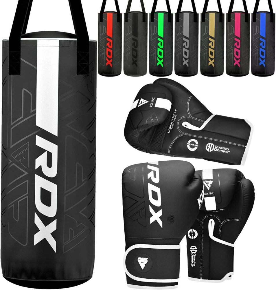 RDX Kids Punching Bag with Boxing Gloves - 2ft Heavy Filled Leather Bag for Boxing, Kickboxing, MMA, Muay Thai & Karate Training - Image 7