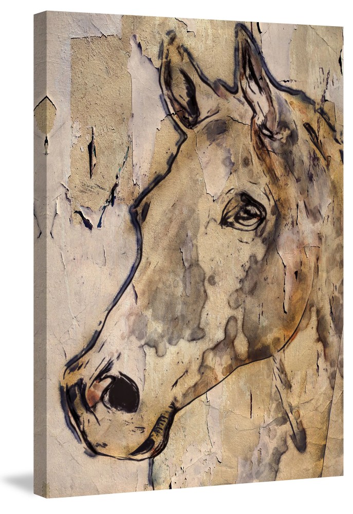 "Winner Horse" Painting Print on Wrapped Canvas - Image 2