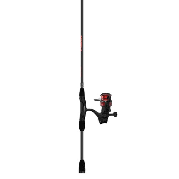 Abu Garcia Black Max Spinning Combo, 6'6" Medium Fishing Rod, 3000 Size Reel