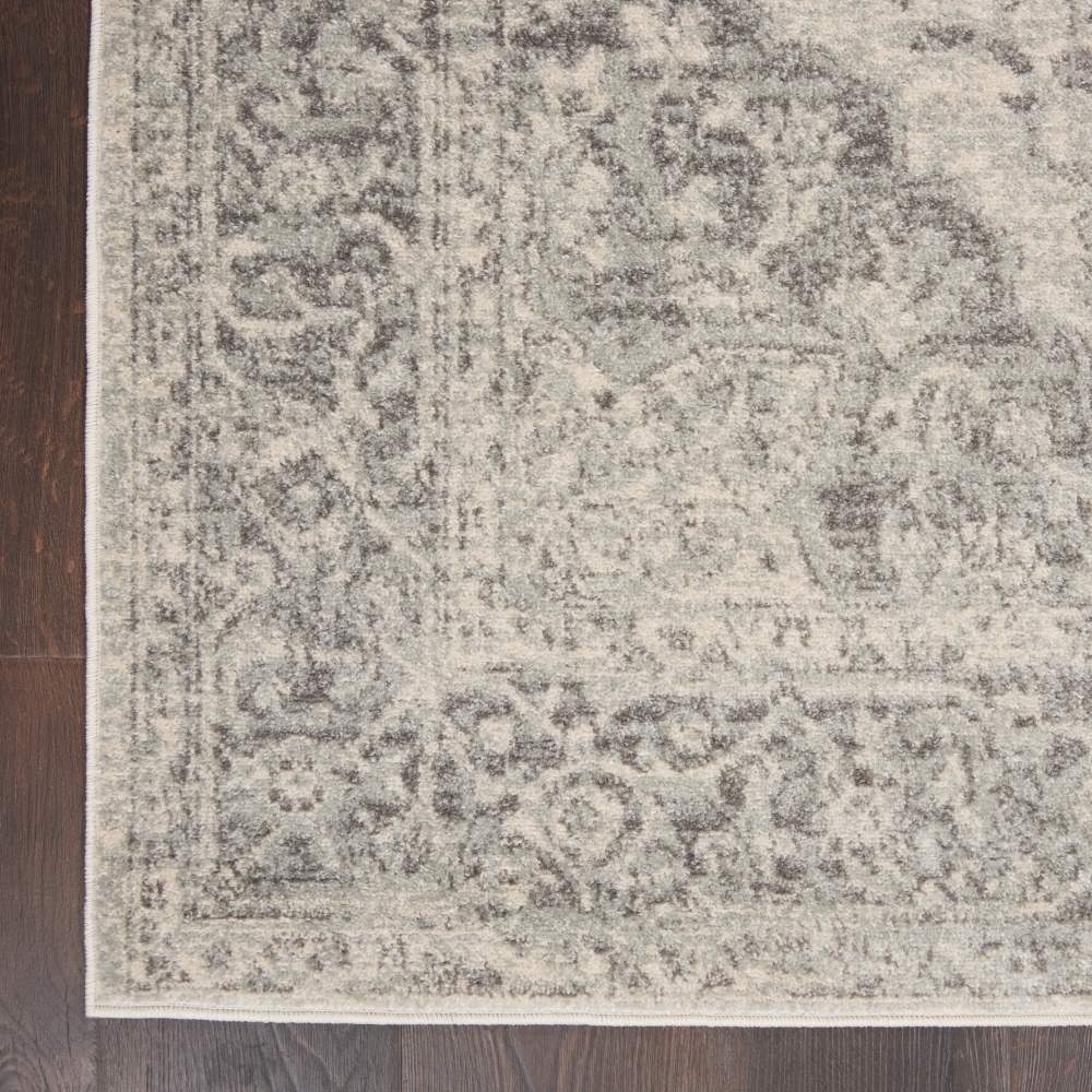 Nourison Tranquil Persian Ivory/Grey 5'3" x 7'3" Area Rug, (57) - Image 3