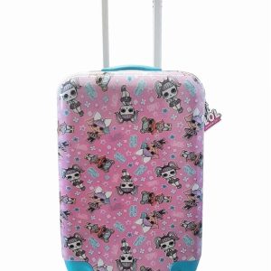 L O L Surprise! 21 inch Child Rolling Luggage Hardside Carry-on Suitcase with Wheels for Kids