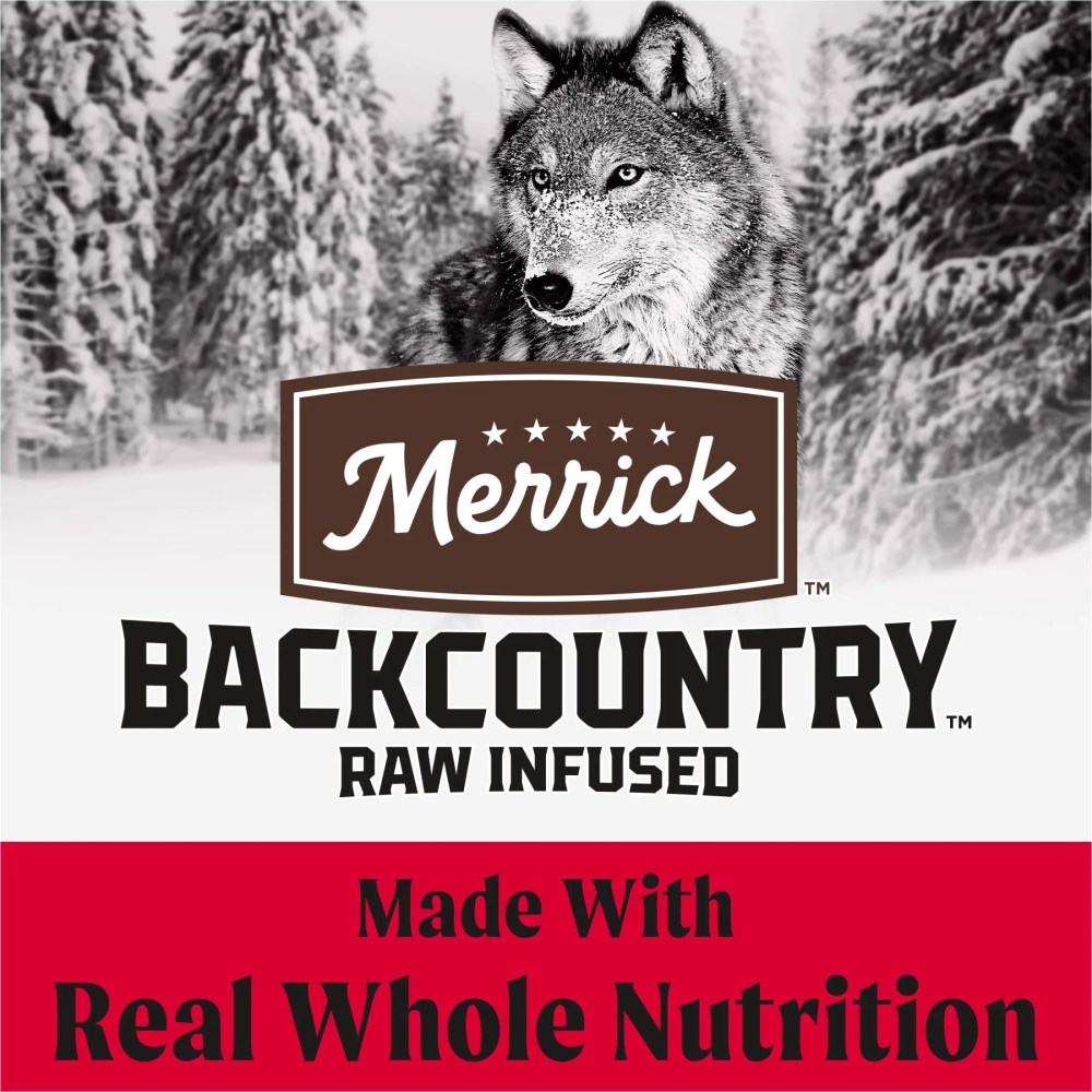 Merrick Backcountry Healthy Grains Kibble With Freeze Dried Raw Pieces, Great Plains Red Meat Recipe Dog Food, 20.0 lb. Bag - Image 5