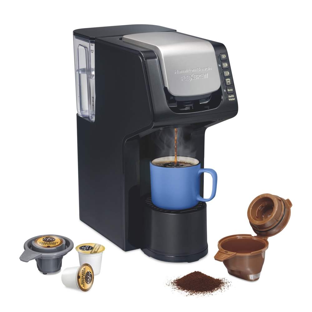 Hamilton Beach FlexBrew Single Serve Coffee Maker,Hot Coffee Brewer