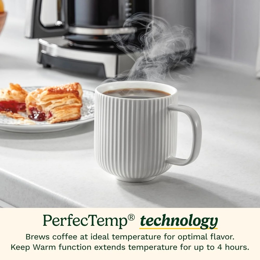 Cuisinart PerfecTemp 14-Cup Programmable Coffeemaker,Black Stainless Steel - Image 4