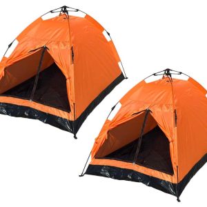 2 Pack Instant Pop-Up Camping Tent Automatic 1-2 Person for Camping,  Hiking or Festivals
