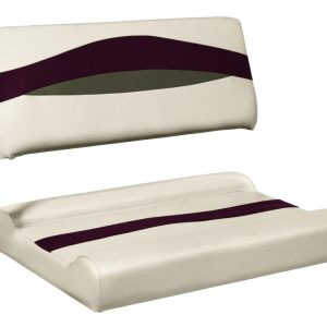 Wise BM1152-989 Premier Series Pontoon Flip-Flop Seat Cushion Set