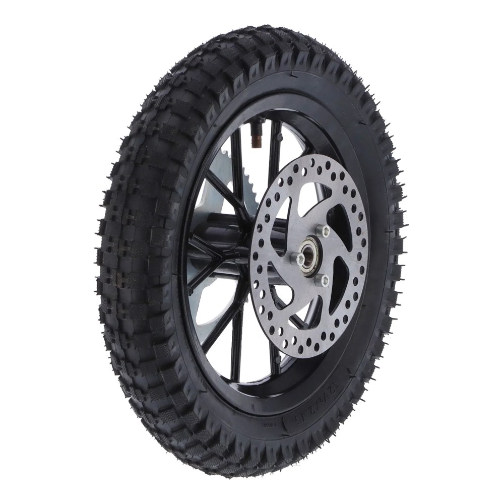 Pocket Bike Tire, Anti-rust And Rear Wheel For Tire Replacement Replacement For Mini Dirt Bike