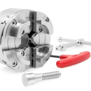 WEN 3.75-Inch 4-Jaw Self-Centering Chuck Set with 1-Inch x 8TPI Thread,LA4374