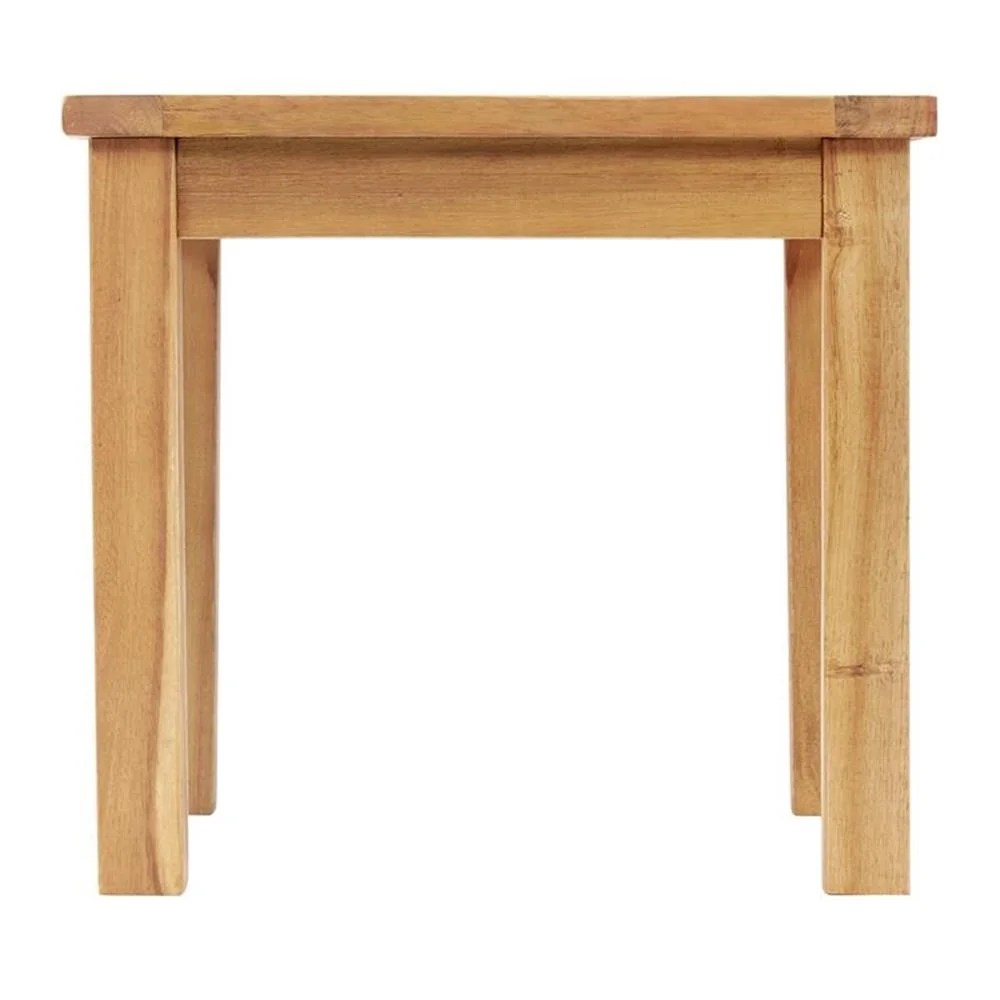 Alaterre Furniture 3-Piece Acacia Wood Bistro Set-2 Foldable Chairs & Table with Woven Seats for Patio/Deck - Image 8
