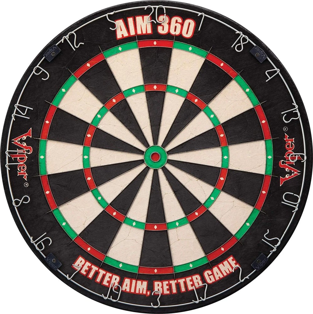 Viper AIM 360 Regulation Size Steel Tip Sisal Dartboard