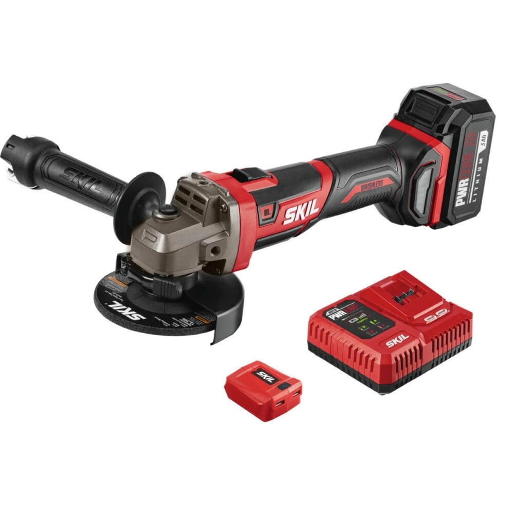 20V PWRCORE 20 Brushless Lithium-Ion 4-1/2 in. Cordless Angle Grinder Kit (5 Ah)