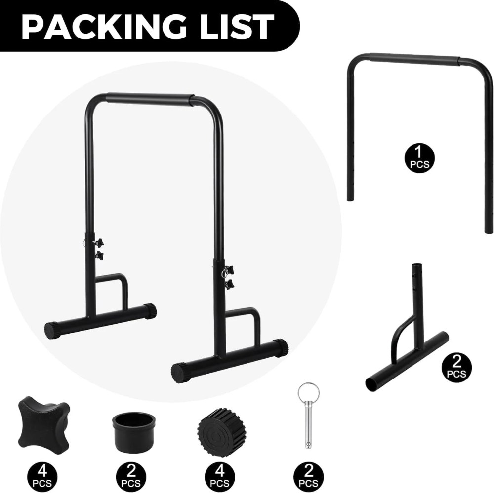 Walking Pad Handle Bar Only 27" Wide, 39.37" Height, Non-Slip Base, Tool-Free Parallettes Handrail - Image 2