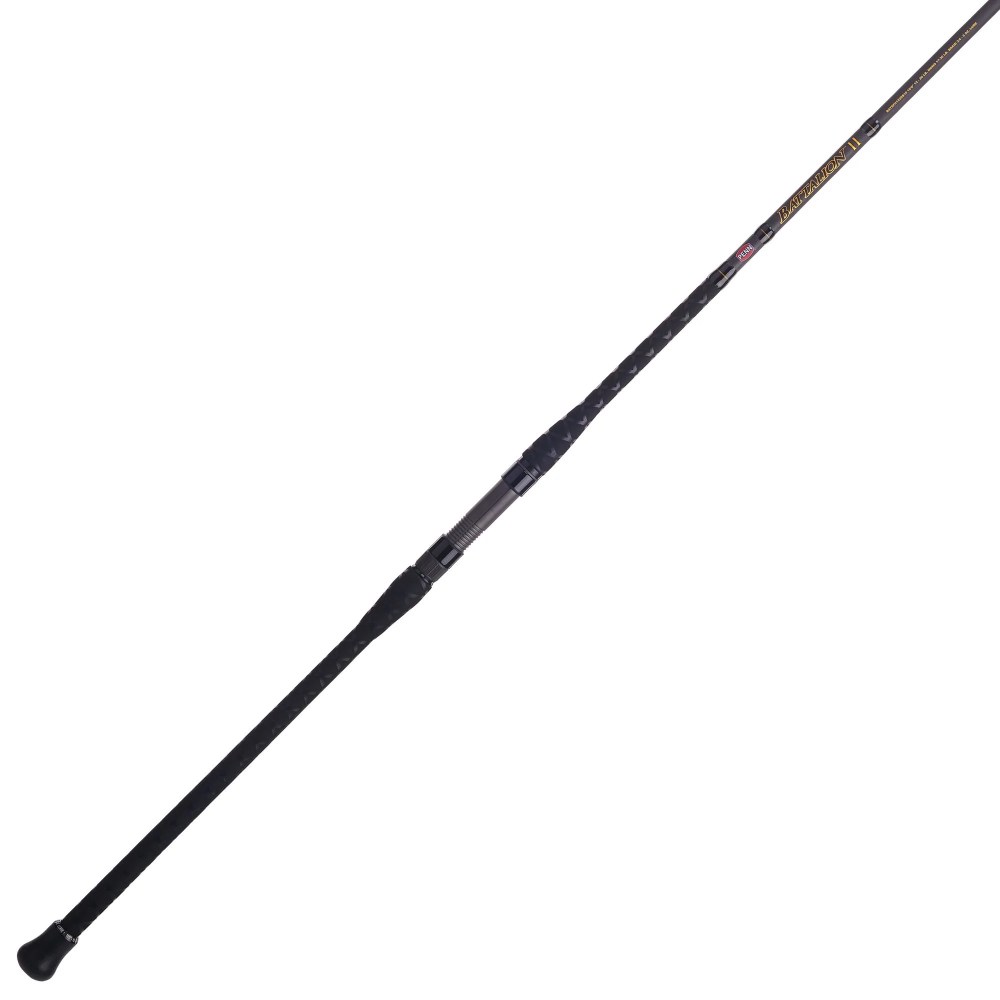 PENN Battalion II Surf Spinning Rod,  10" Medium Heavy Fishing Rod,  2 Piece