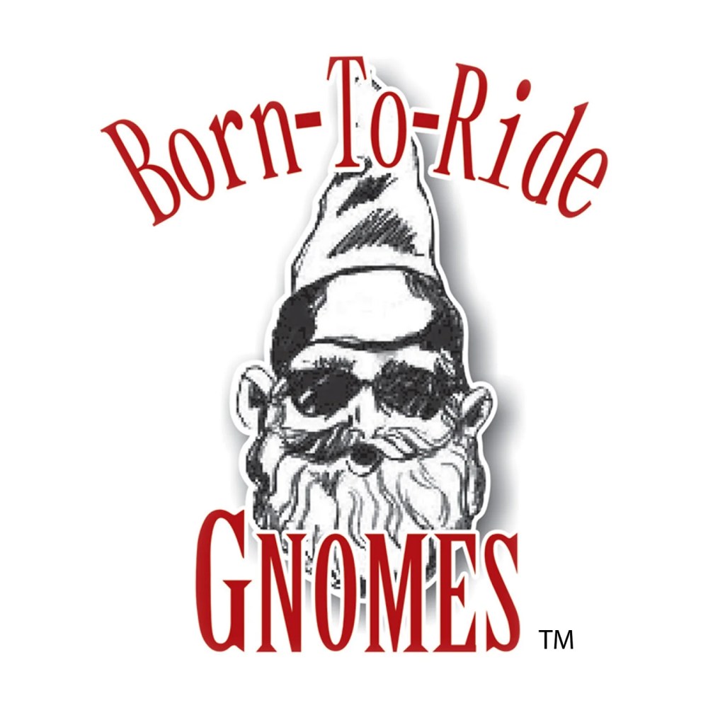 Homestyles Peace Sign "Biker Dude & Babe" the Biker Gnome Riding Her White Hog in Leather Motorcycle Gear Large Outdoor Garden Statue 14.5"H and 12"H - Image 6
