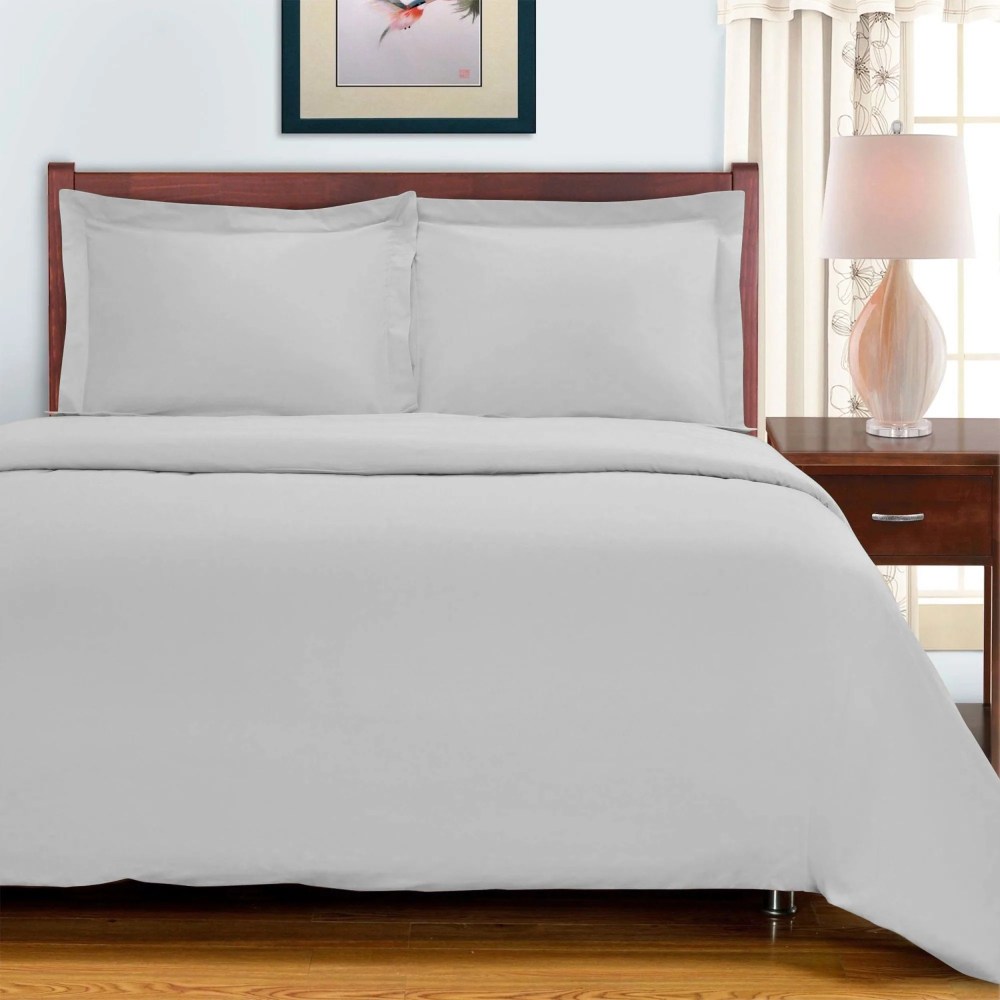 Superior 700 Thread Count Grey Egyptian Cotton Pillowcases, Standard (2 Count) - Image 2