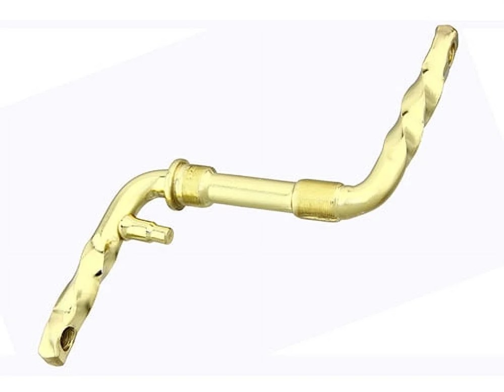 bicycle twist 4 crank gold.twisted gold crank bicycle, lowrider crank, Beach Cruiser. - Image 2