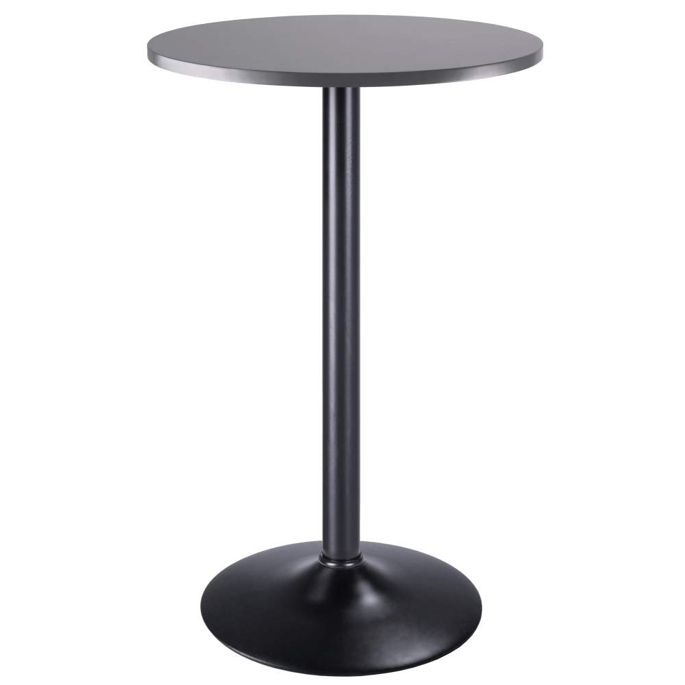 Winsome Tarah Pub Table,Black and Slate Gray Finish