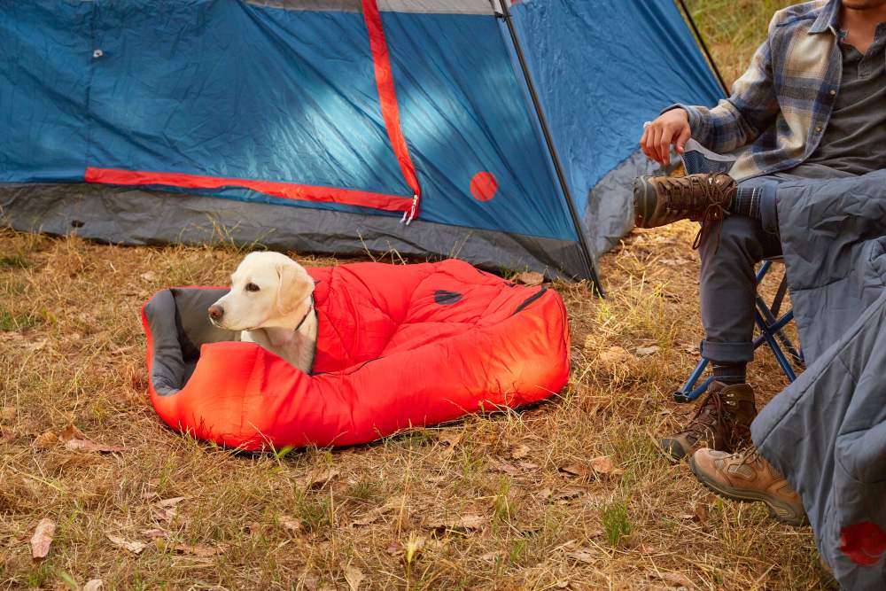 OmniCore Designs Pet Sleeping Bag (SM/Blue) with Zippered Cover for Travel, Camping, Backpacking, Hiking Good for Small and Large Pets Use as Pet Beds, Pet Mats or Pet Blanket - Image 6