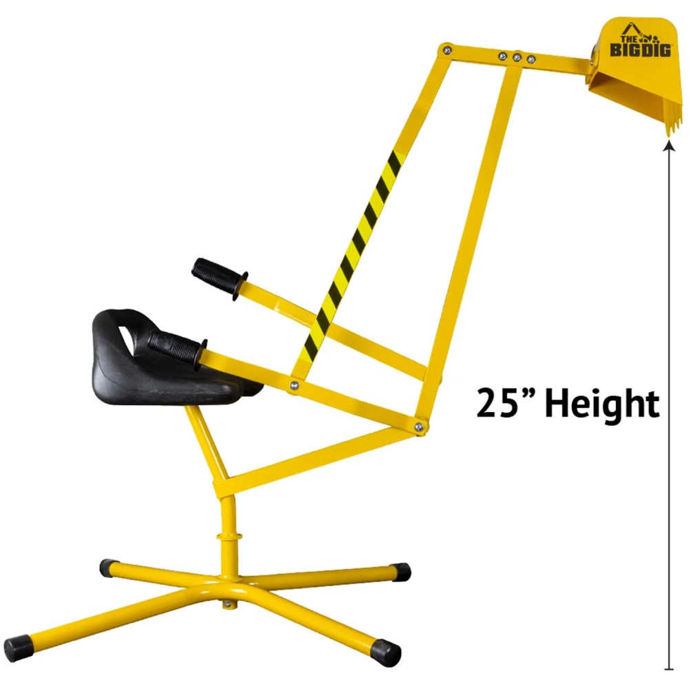 Big Dig 100-1 Sandbox Digger Excavator Crane with 360 Degree Rotation (2 Pack) - Image 5