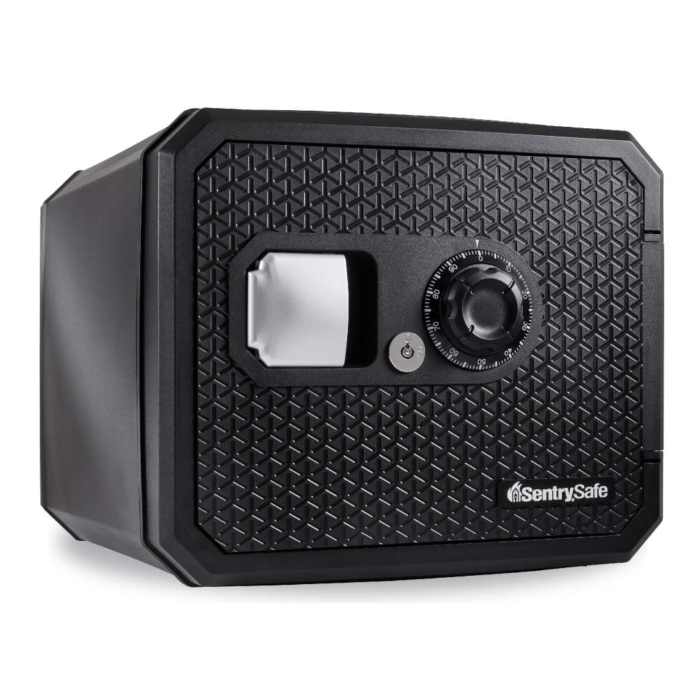 Sentry Safe Home Safe, Fire-Resistant, Water-Resistant with Combination Lock and Override Key