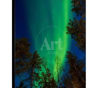 Aurora Borealis The Northern Lights over Kakslauttanen Igloo West Village, Saariselka, Finland, Scenic Stretched Canvas Wall Art by Laura Grier Sold by Art.Com