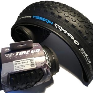 2 Vee Rubber 264.0 Mission Command Pair of Fat Tires Folding Bead Multi Purpose