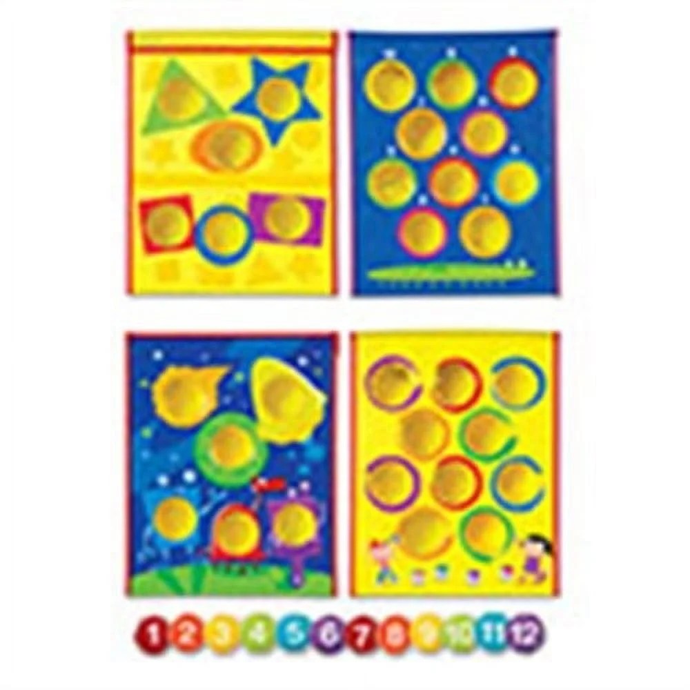 Smart Toss Colors, Shapes & Numbers Bean Bag Tossing Game - Image 2