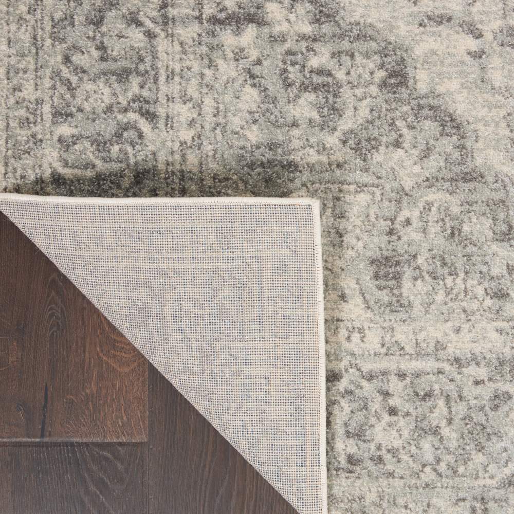 Nourison Tranquil Persian Ivory/Grey 5'3" x 7'3" Area Rug, (57) - Image 5