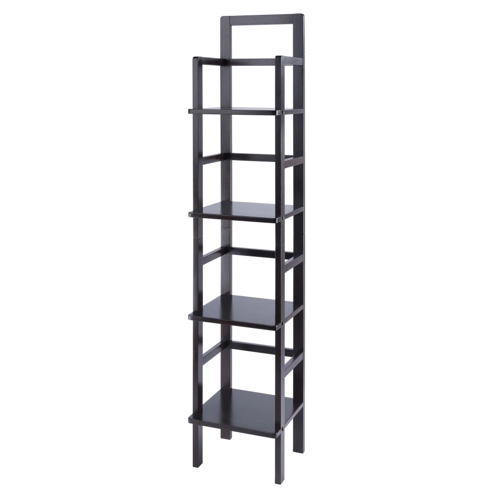Winsome Aiden Baker's Rack,Narrow,Coffee Finish
