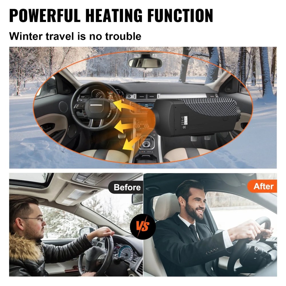 BENTISM Diesel Air Heater 12V 8KW LCD Display Remote Control for Car Bus RV Indoors - Image 8