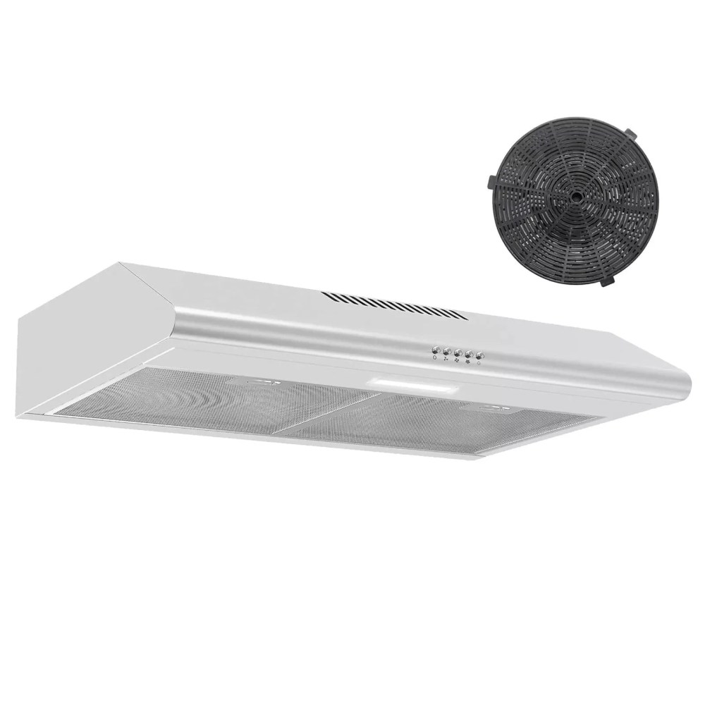Joeaonz 30-Inch Kitchen Exhaust Hood with Suction Filter & LED Illumination,120V
