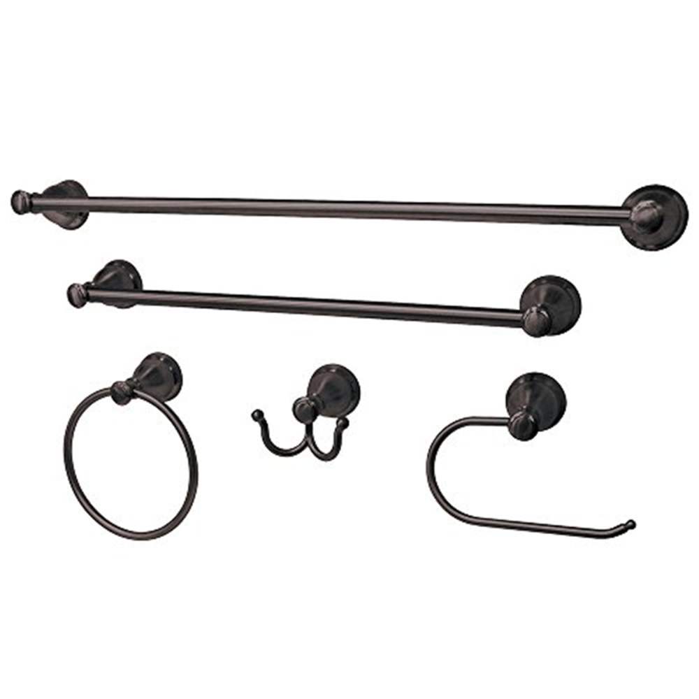 Kingston Brass Mesa Verde 5-Piece Bathroom Accessory Set,Oil Rubbed Bronze Finish