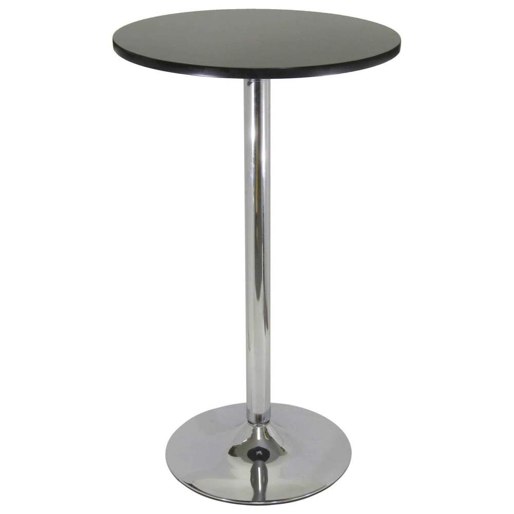 Winsome Spectrum Round Pub Table,Black