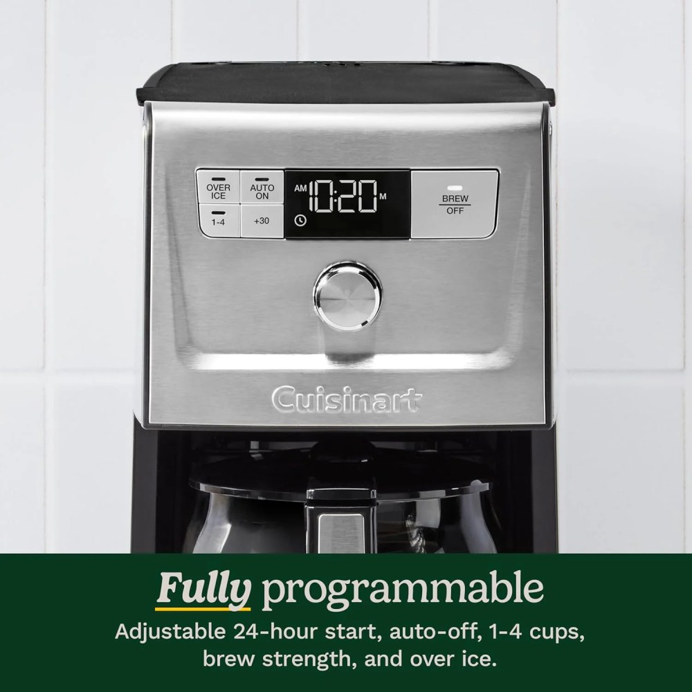 Cuisinart PerfecTemp 14-Cup Programmable Coffeemaker,Black Stainless Steel - Image 3