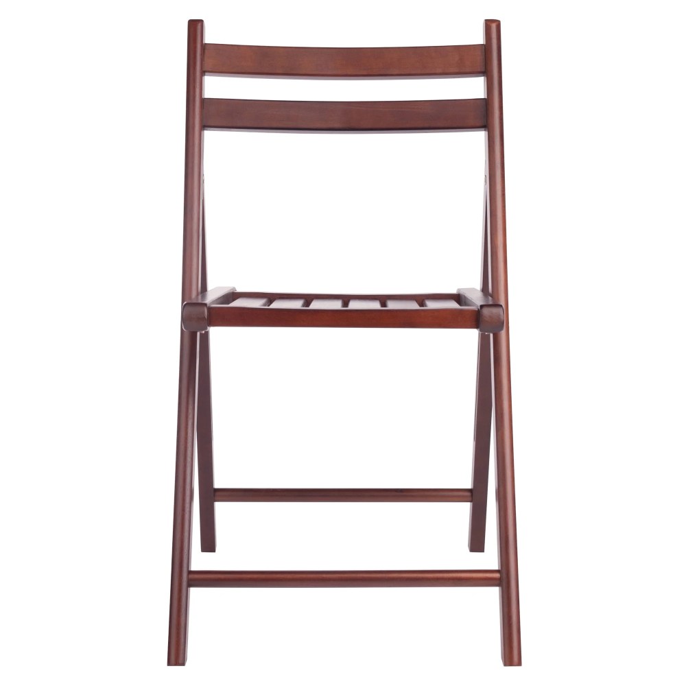 Winsome Robin 4-PC Folding Chair Set,Walnut Finish - Image 8