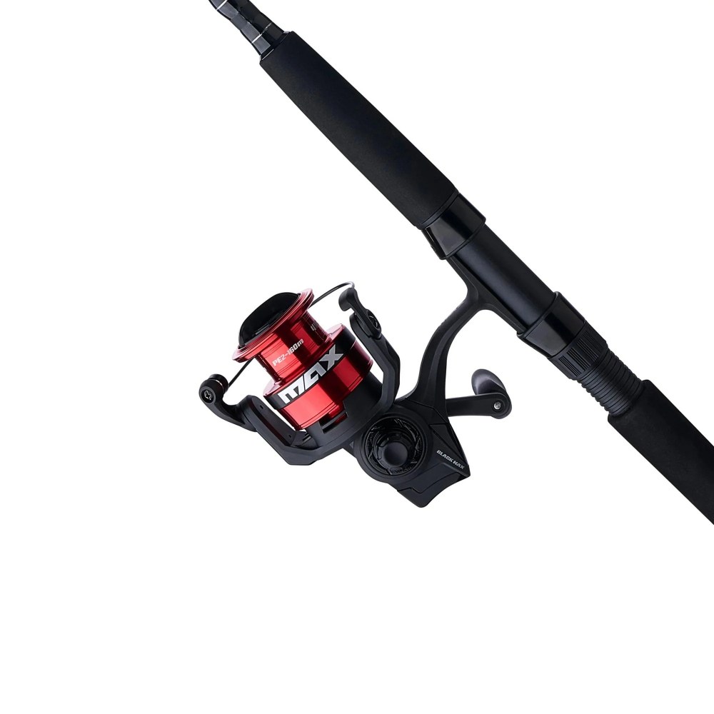 Abu Garcia Black Max Spinning Reel and 6'6" 4-Piece Fishing Rod Combo - Image 2