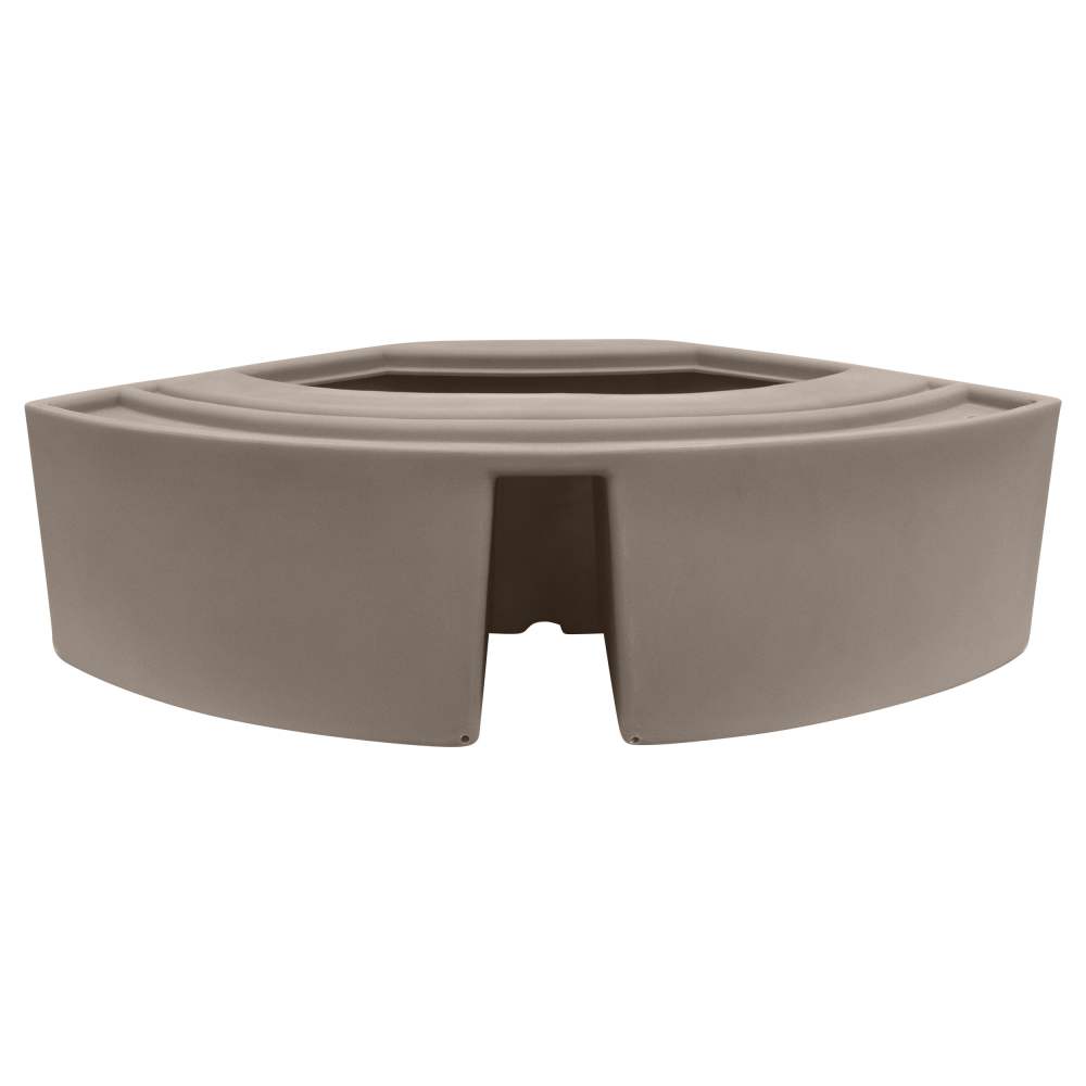 Wise BM1146-1B-1725 Premier Series Pontoon 32-Inch Bow Radius Corner Seat Base Only, Mocha Java - Image 2