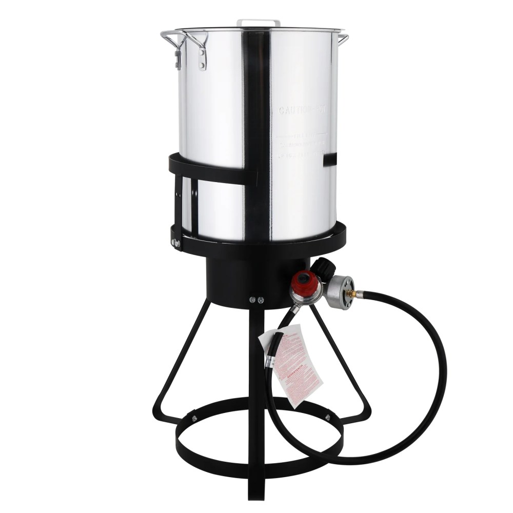 Ktaxon Propane Outdoor Fryer Aluminum Frying/Boiling Turkey Fryer Pot 30QT - Image 6