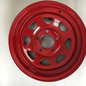 Trailer Wheel Rim 374 166 16"x6" Modular 8 Hole 6.5" OC Silver 1/2" Offset