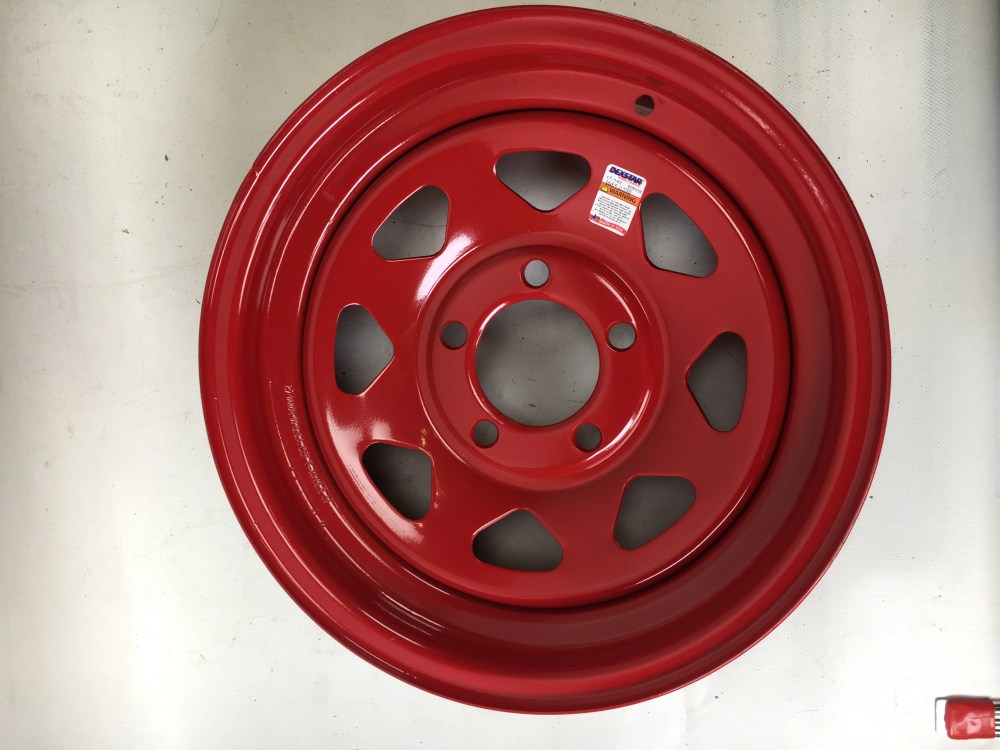 Trailer Wheel Rim 374 166 16"x6" Modular 8 Hole 6.5" OC Silver 1/2" Offset