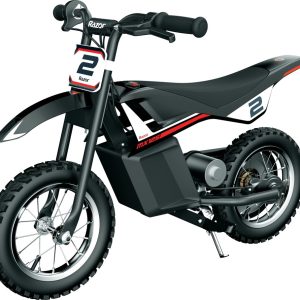 Razor Dirt Rocket MX125 - Black, 12V Electric-Powered Miniature Dirt Bike, for Child 5