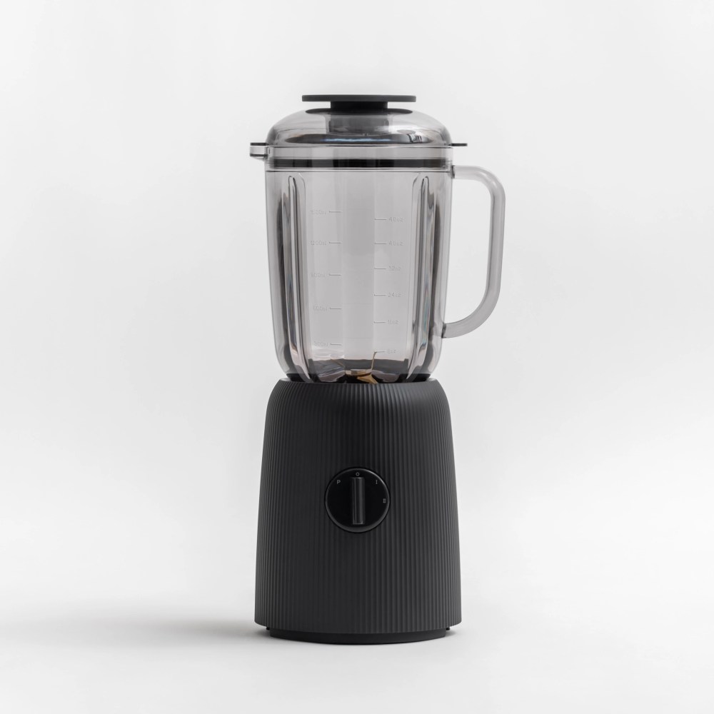 IRIS USA 3-Speed High-Power Professional-grade Countertop & Kitchen Blender - 50 oz Tritan Jar,Titanium-Coated Stainless Steel -Blades,Charcoal Black -for Smoothies,Frozen Drinks,Protein Shakes - Image 3