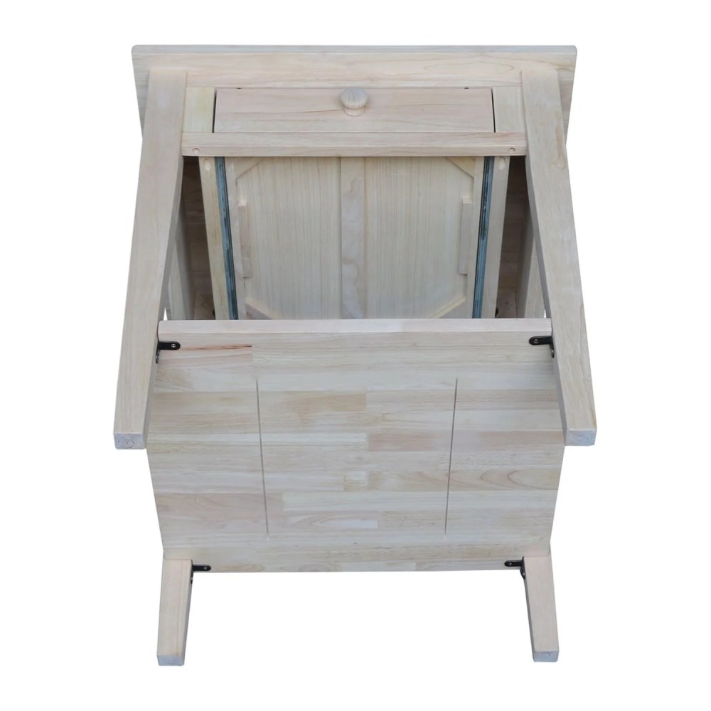 International Concepts Solid Wood Spencer End Table,Unfinished - Image 7