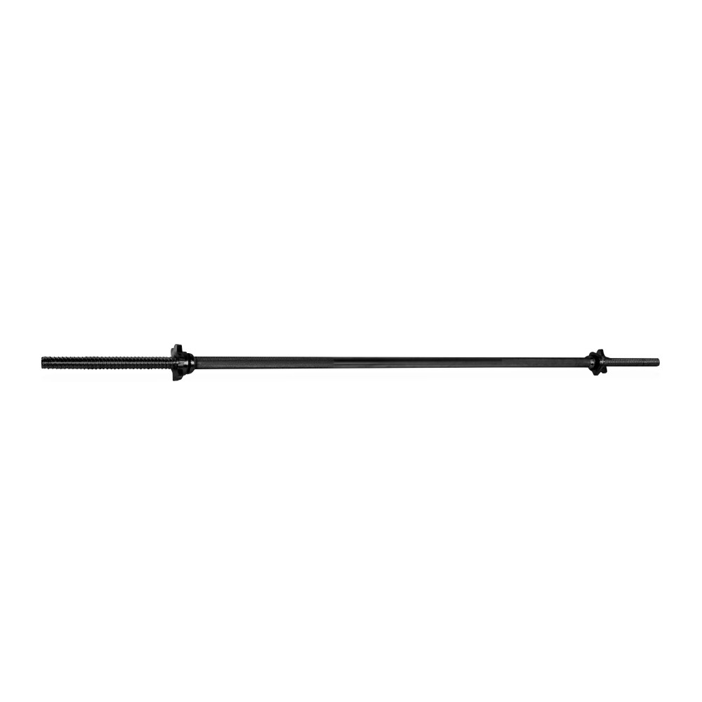 CAP Barbell 60" Regular Solid Threaded Bar, Black